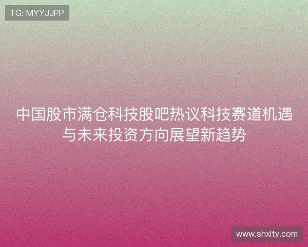 中国股市满仓科技股吧热议科技赛道机遇与未来投资方向展望新趋势